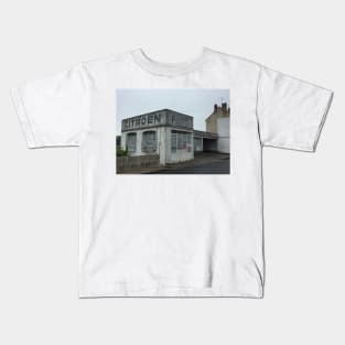 Old Abandoned Car Garage, France Kids T-Shirt